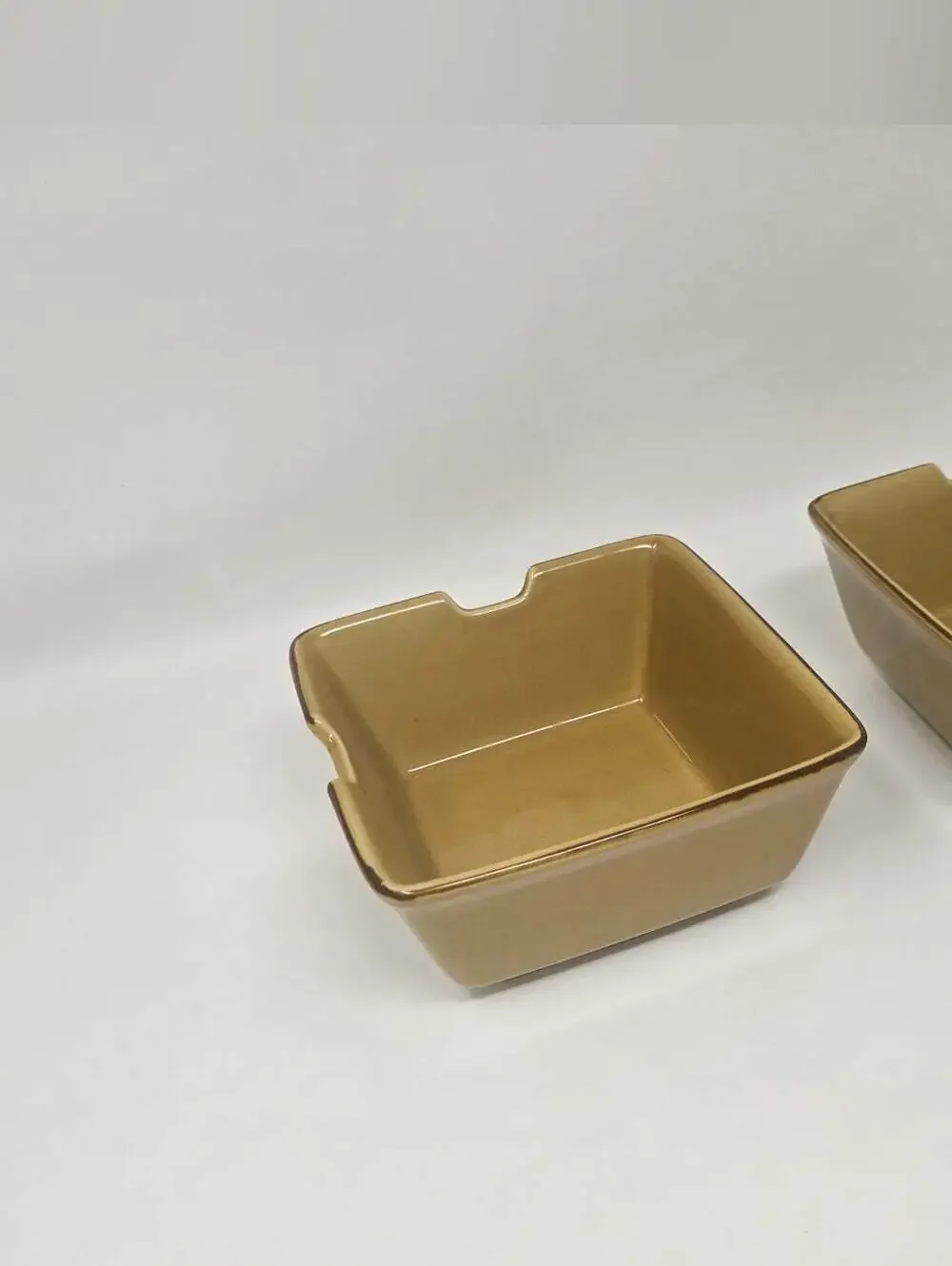 Pottery Barn Asian Square Noodle Soup Bowls Set of 2 Made in Japan 6